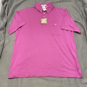 NEW - Windridge Men's Pink  Polo Shirt - Size L - Brand new with tags "mervyn's